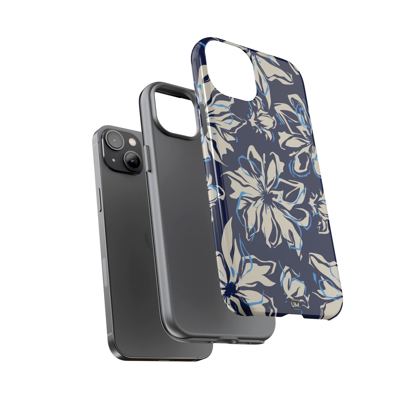 Blue Flor Tough Case