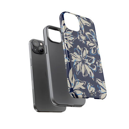 Blue Flor Tough Case