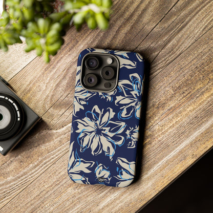 Blue Flor Tough Case