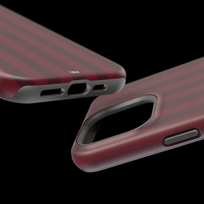 Bordeaux Pinstripe