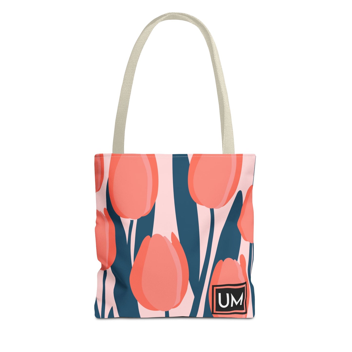 Bolso de mano con estampados florales llamativos (AOP)