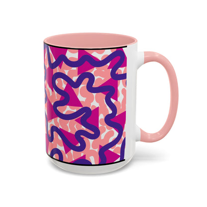 Taza de café abstracta (11, 15 oz)