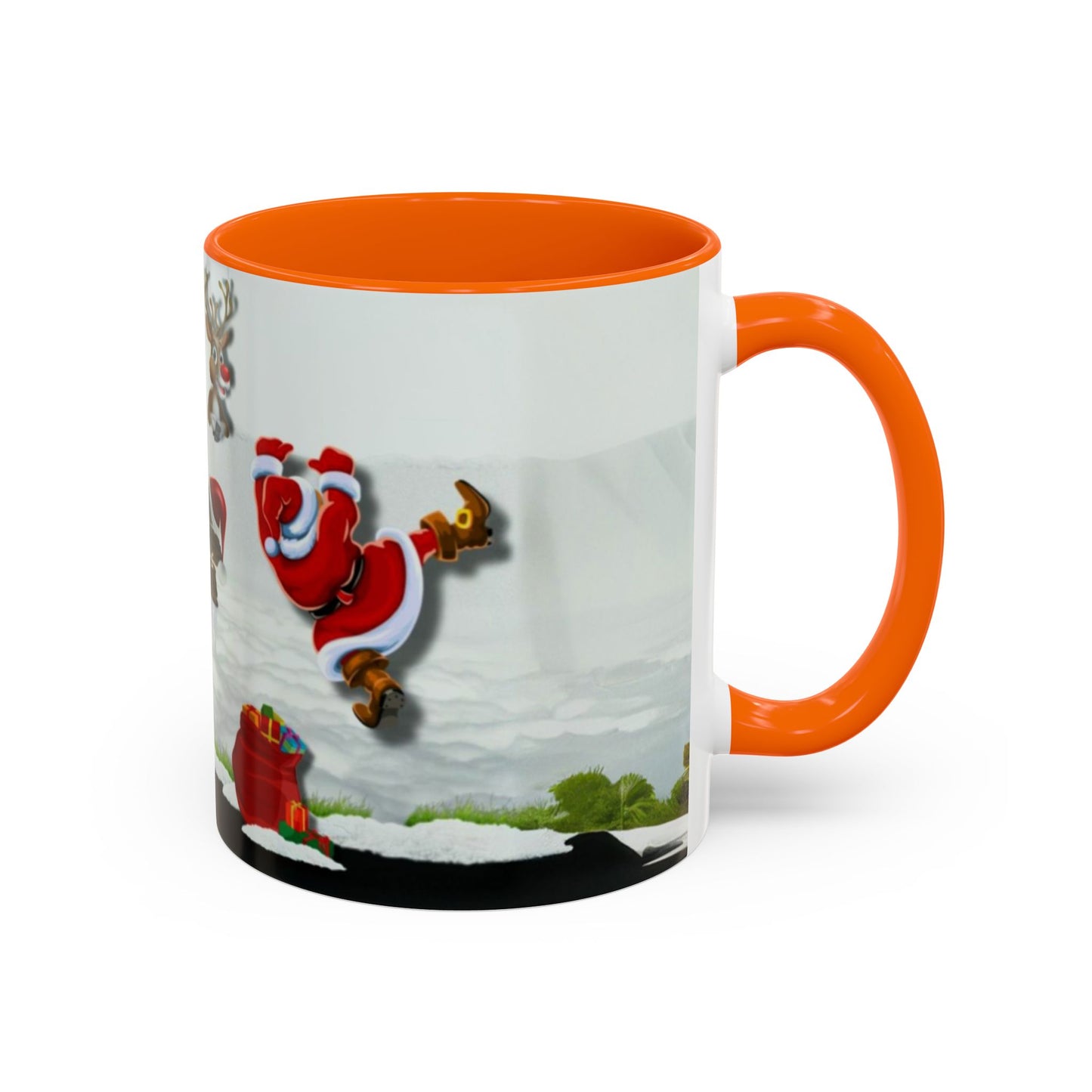 Taza de café navideña de Papá Noel (11, 15 oz)