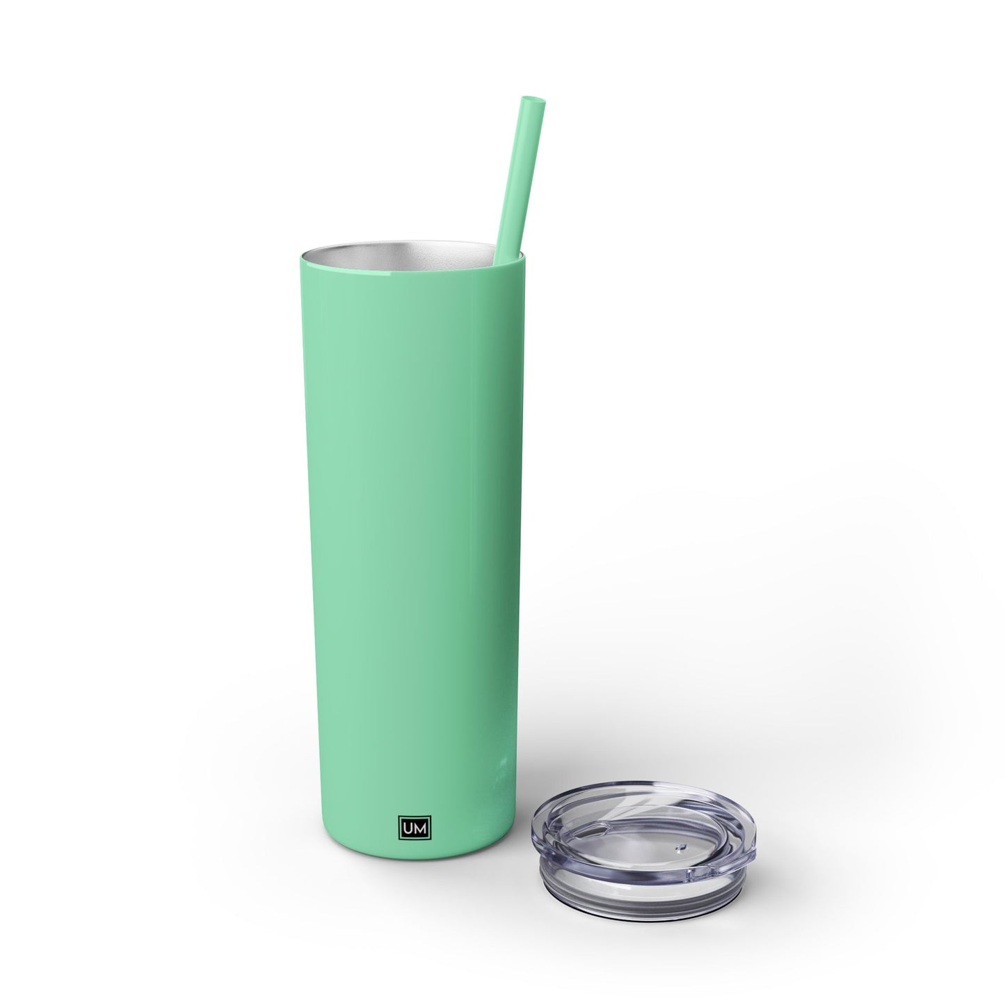 Plain Tumbler with Straw, 20oz