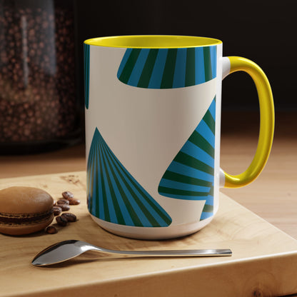 Taza de café navideña moderna (11, 15 oz)