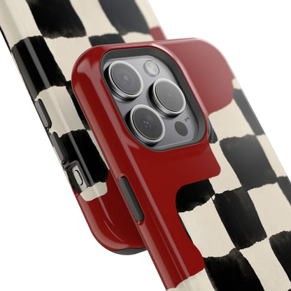 Checkerboard Red