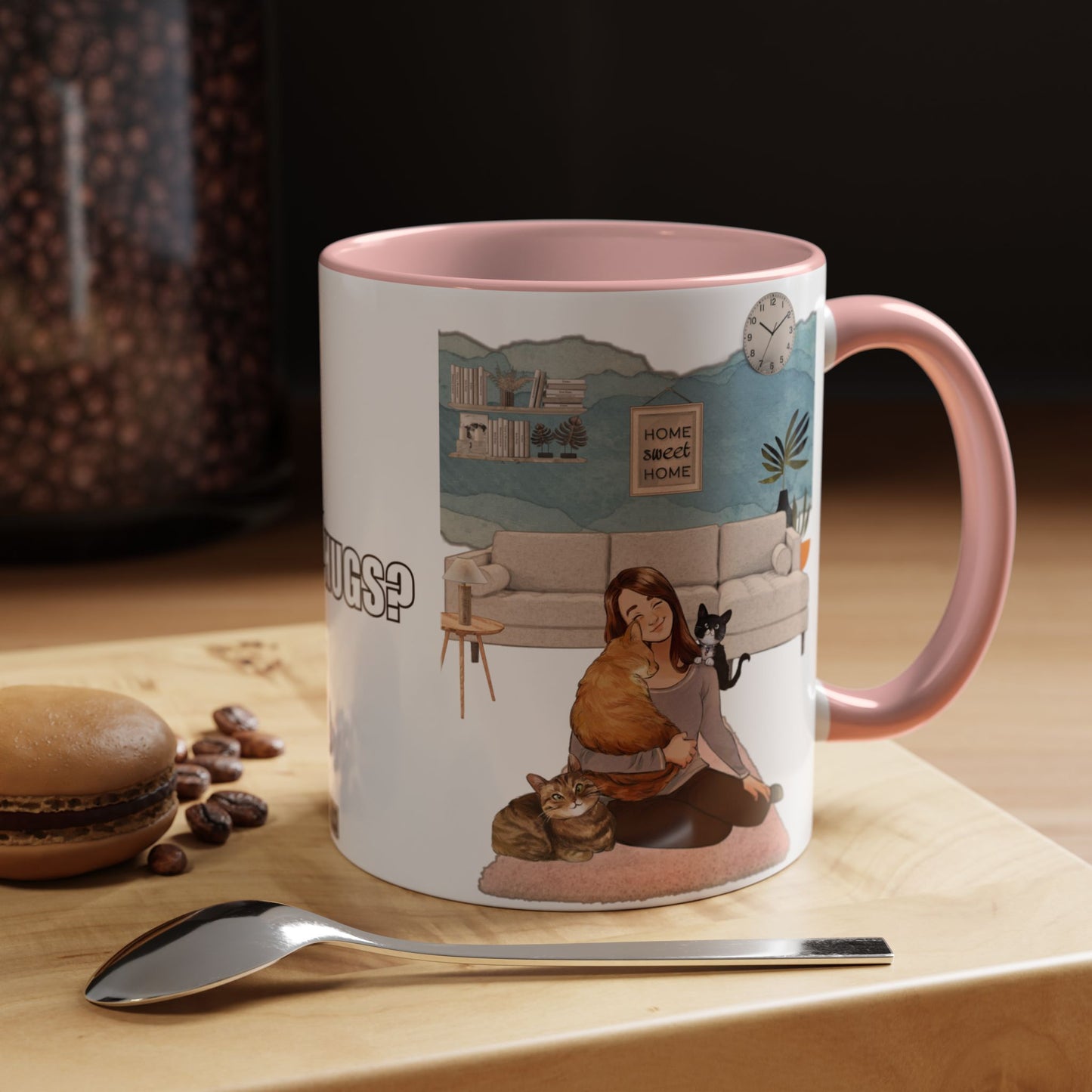 Taza de café con abrazos gratis (11 oz y 15 oz)