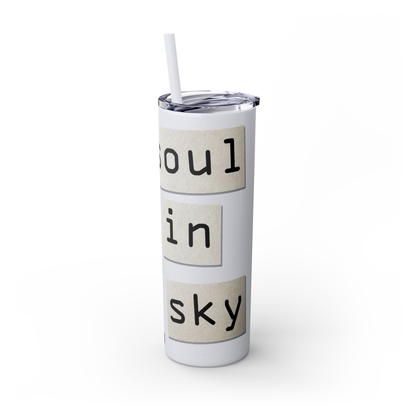 Vaso con pajita Soul in Sky, 20 oz