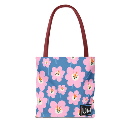 Bolso de mano con estampados florales llamativos (AOP)