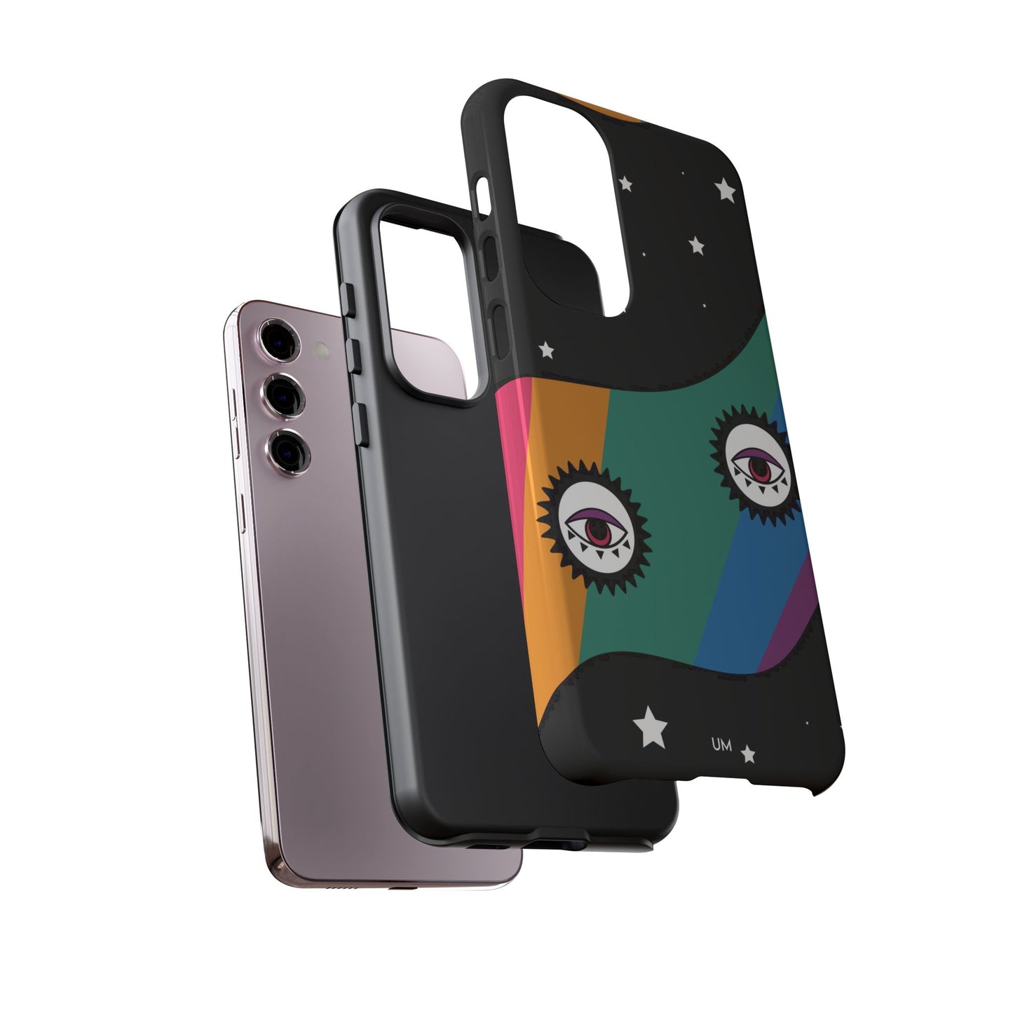 Estuche resistente Arcoiris Eye