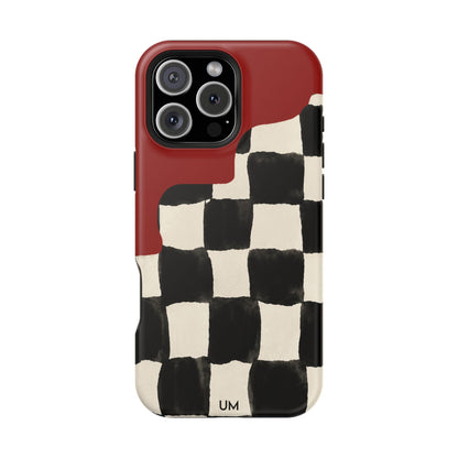 Checkerboard Red