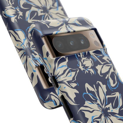 Blue Flor Tough Case