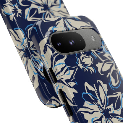Blue Flor Tough Case