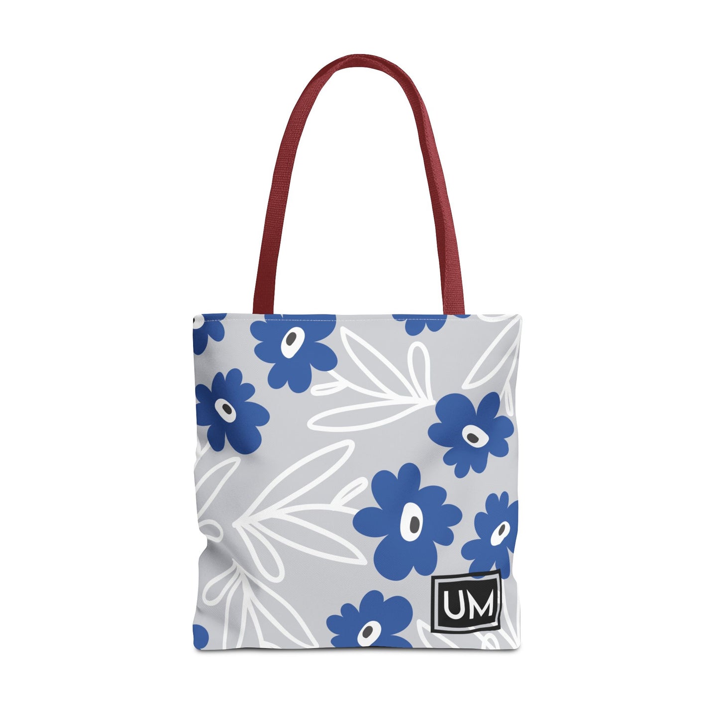 Bolso de mano con estampados florales llamativos (AOP)