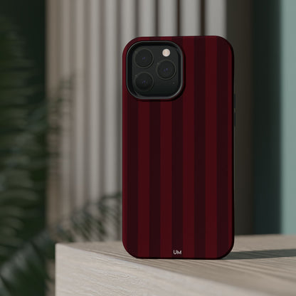 Bordeaux Pinstripe