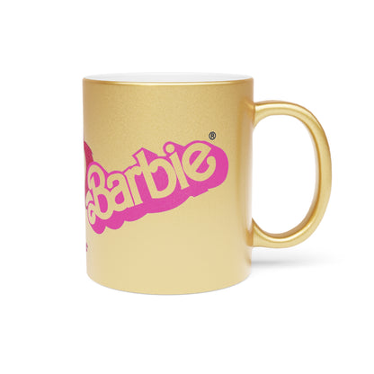 Taza de Barbie (plata y oro)