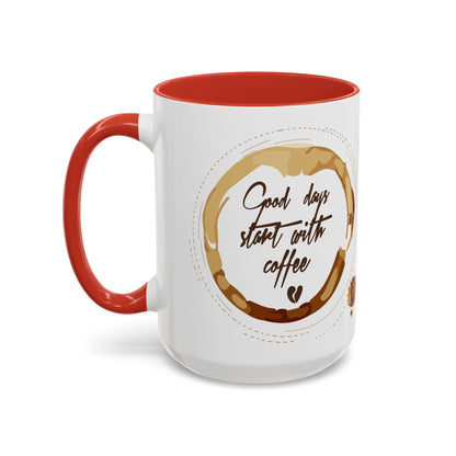 Comienza tu día con una taza de café (11, 15 oz)