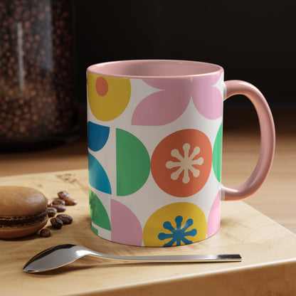 Taza de café colorida (11, 15 oz)