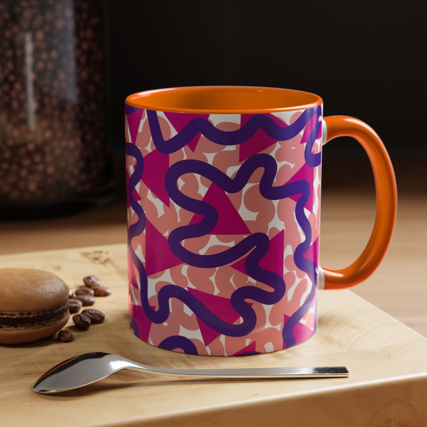 Taza de café abstracta (11, 15 oz)