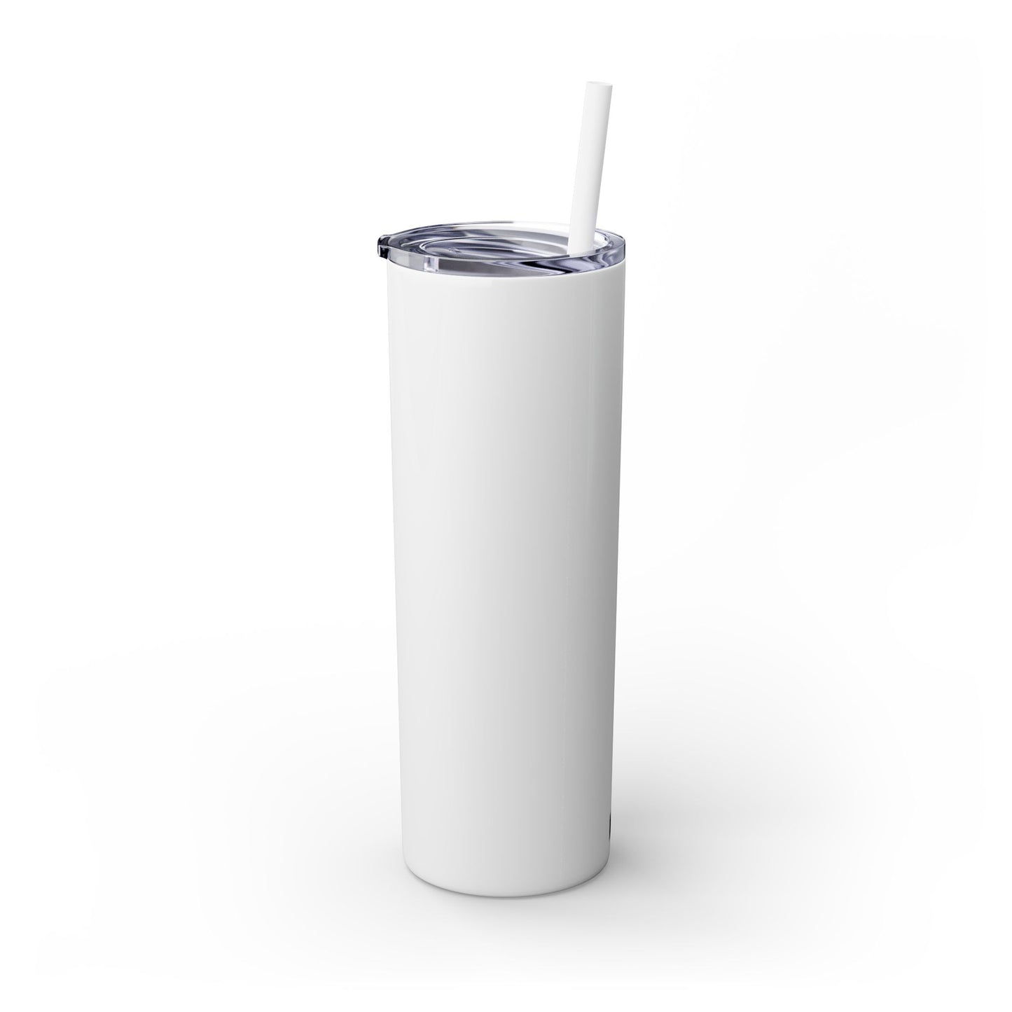 Plain Tumbler with Straw, 20oz