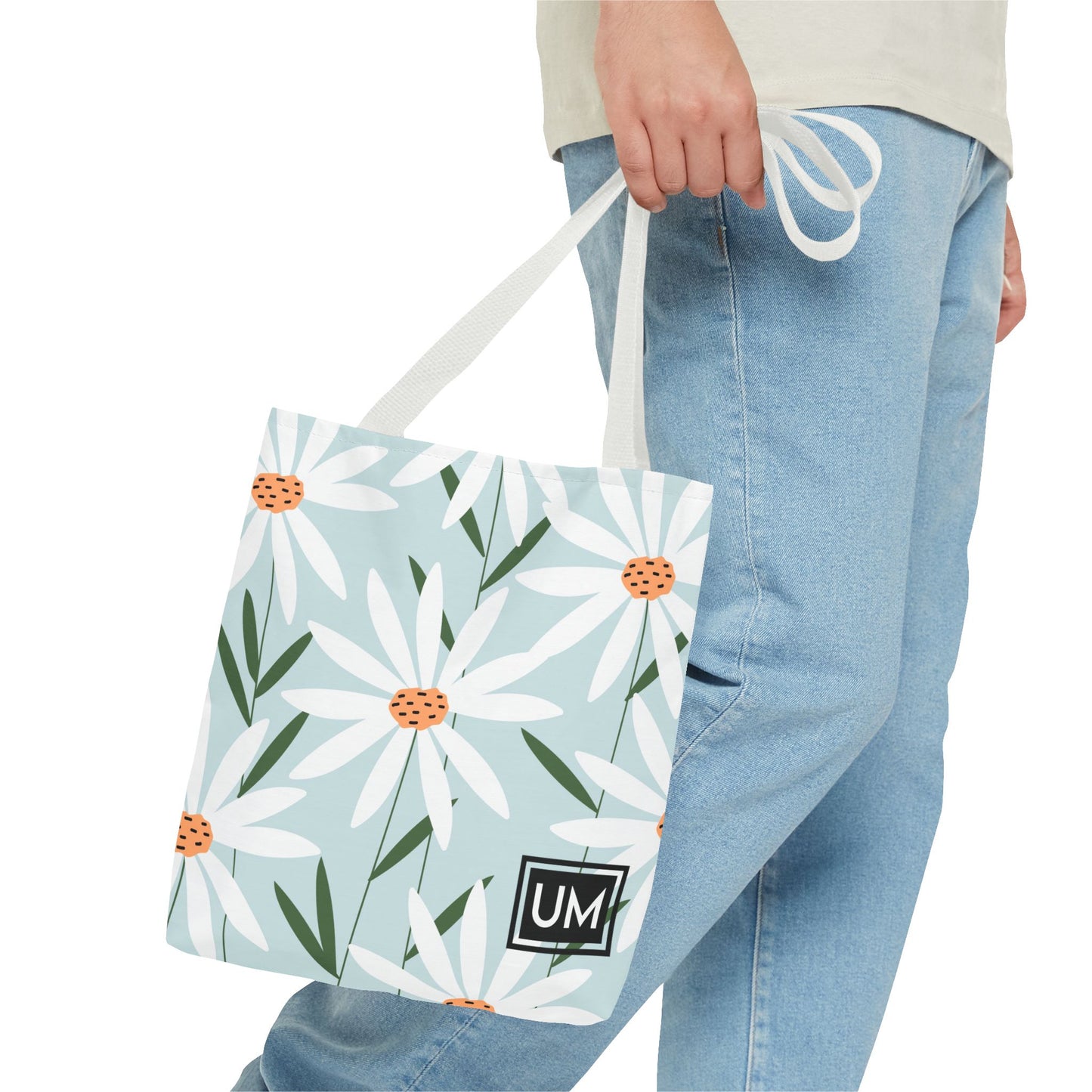 Bolso de mano con estampados florales llamativos (AOP)