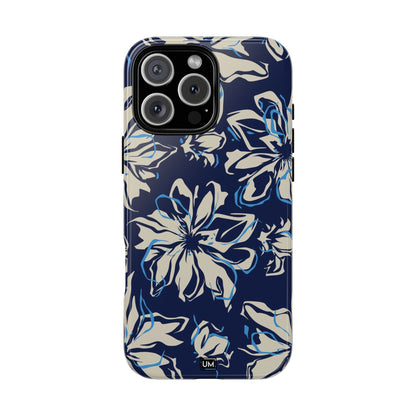 Blue Flor Tough Case