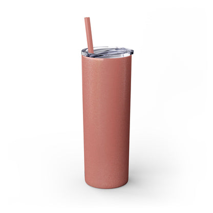 Plain Tumbler with Straw, 20oz