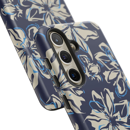 Blue Flor Tough Case