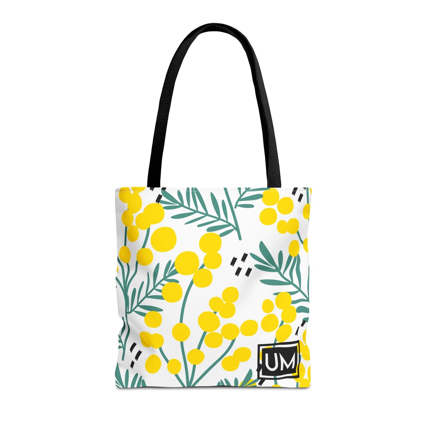 Bolso de mano con estampados florales llamativos (AOP)