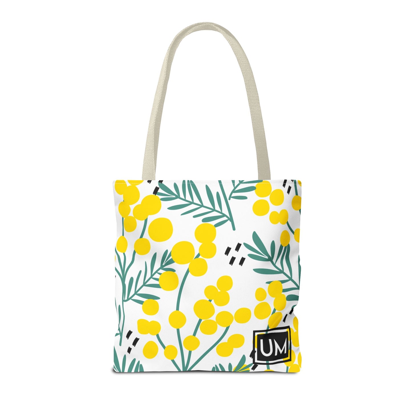 Bolso de mano con estampados florales llamativos (AOP)