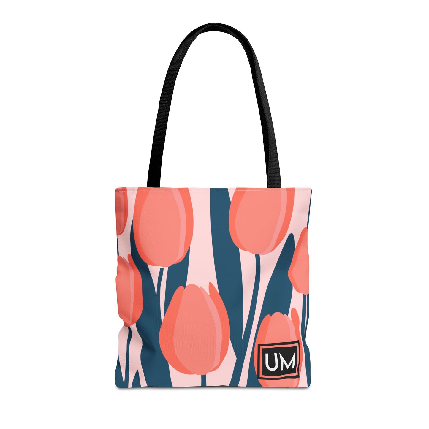 Bolso de mano con estampados florales llamativos (AOP)