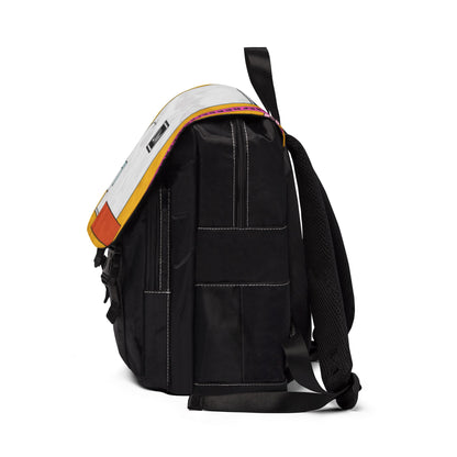 Mochila unisex informal y vibrante para el hombro