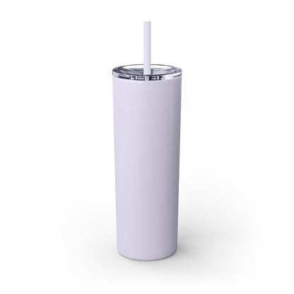 Plain Tumbler with Straw, 20oz