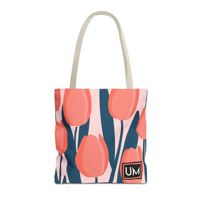 Bolso de mano con estampados florales llamativos (AOP)