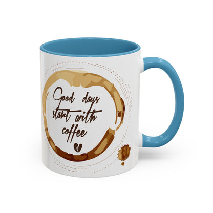 Comienza tu día con una taza de café (11, 15 oz)