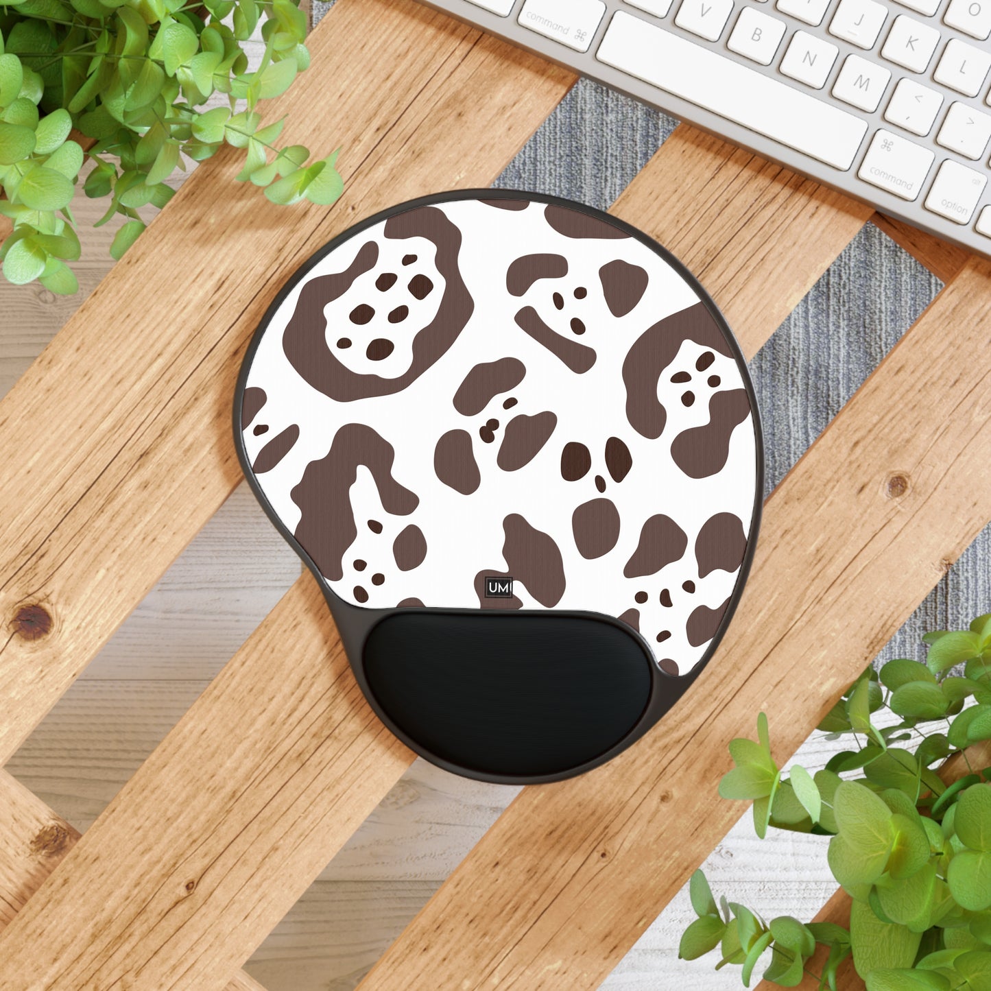 Wild Feline Mouse Pad With Wrist Rest