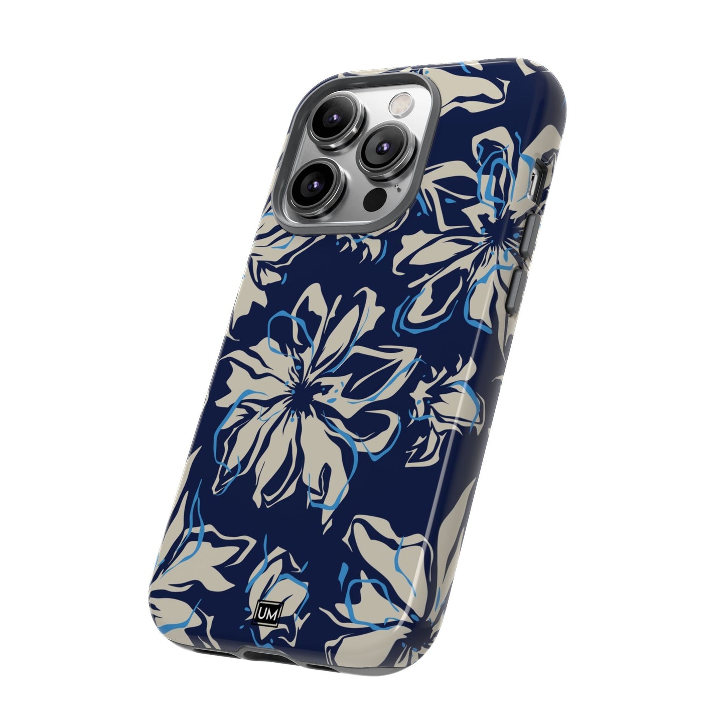 Blue Flor Tough Case