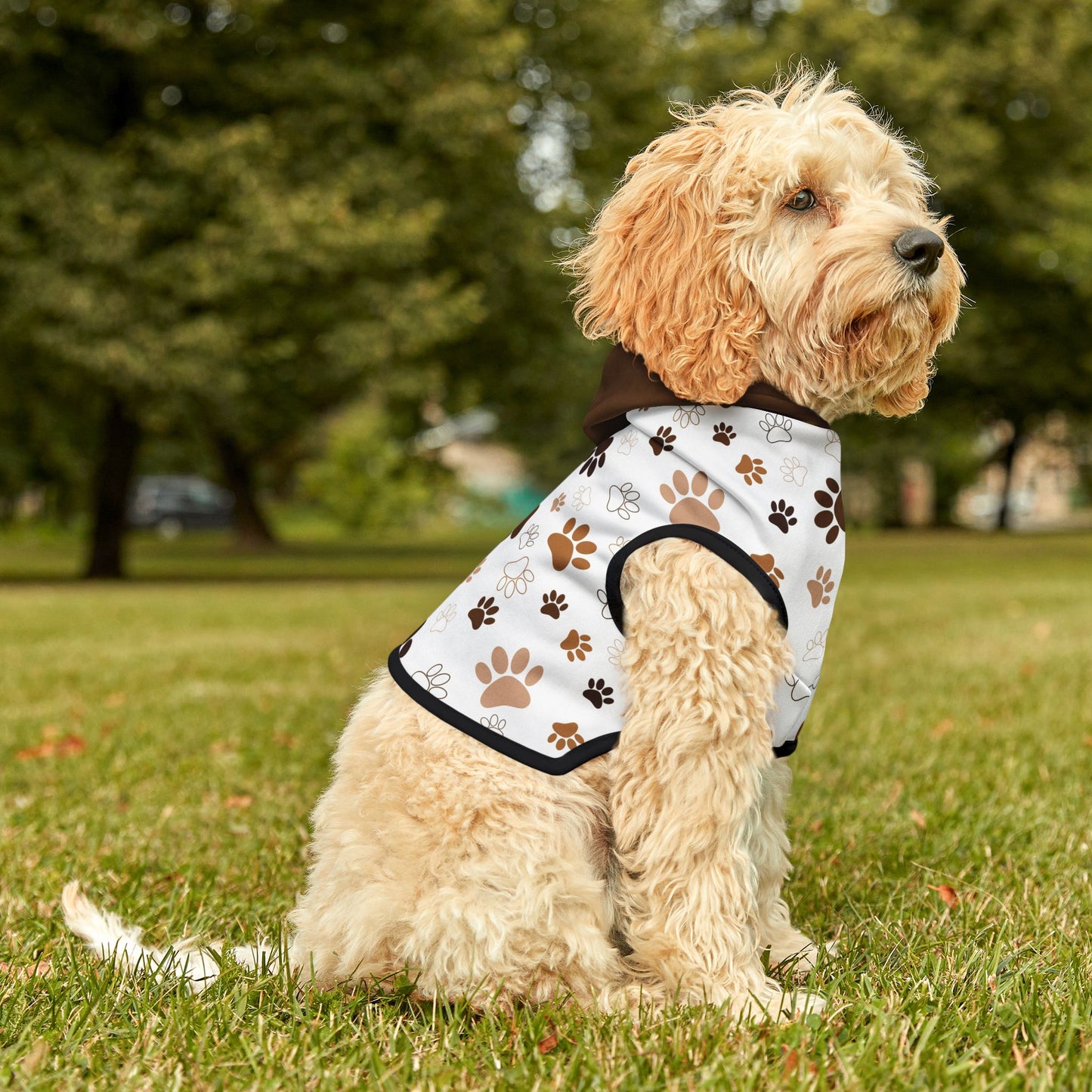 Sudadera con capucha para mascotas de la UM