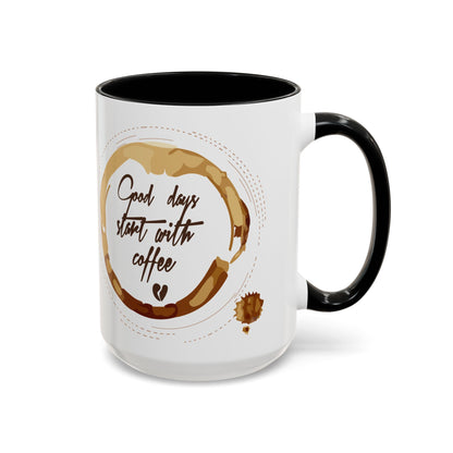 Comienza tu día con una taza de café (11, 15 oz)