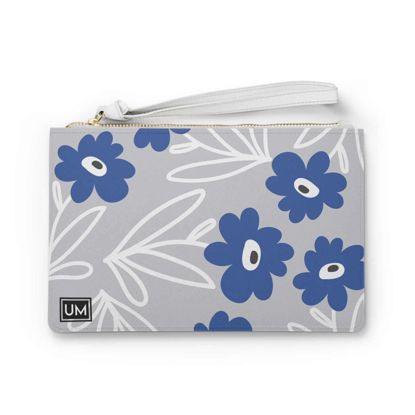 Bolso de mano con estampado floral llamativo