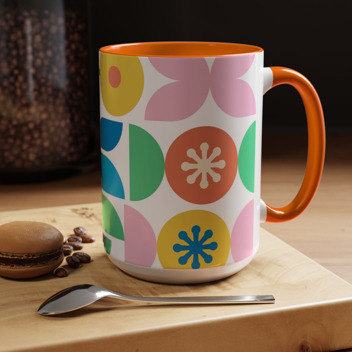 Taza de café colorida (11, 15 oz)