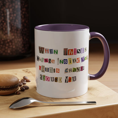 Taza de café Think Positive (11, 15 oz)