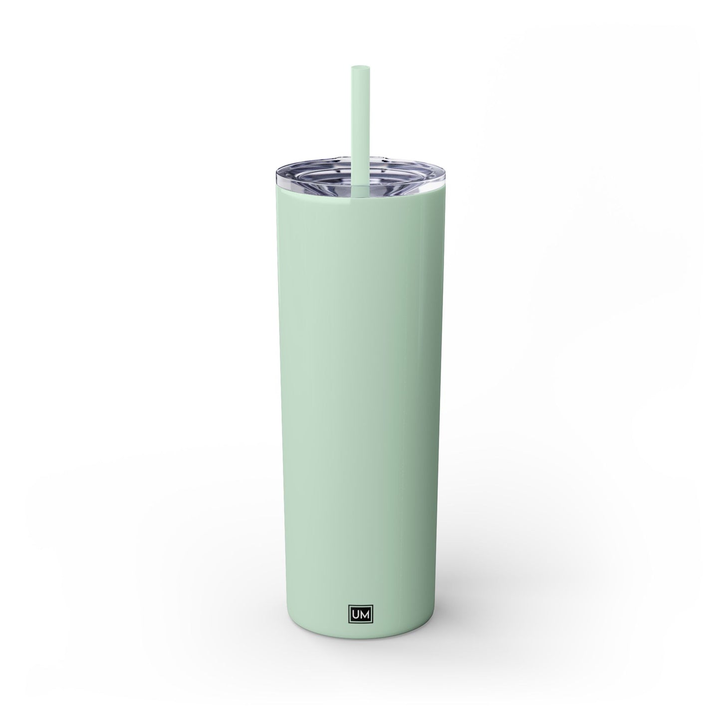 Plain Tumbler with Straw, 20oz