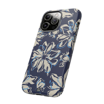 Blue Flor Tough Case