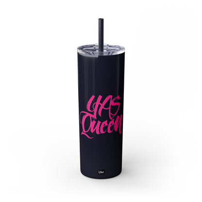 Queen Tumbler with Straw, 20oz