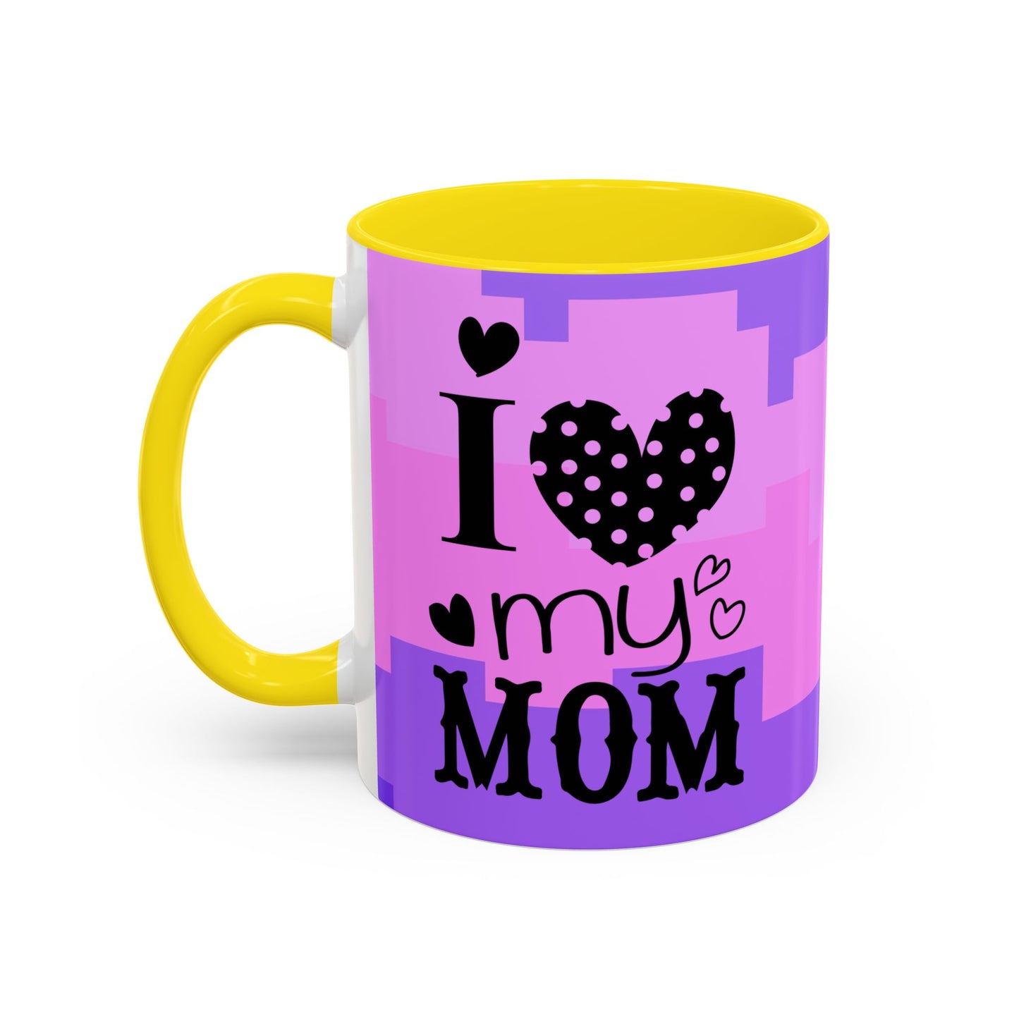 Taza de café con la frase "Te amo mamá" (11, 15 oz)