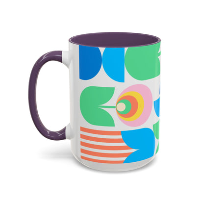 Taza de café colorida (11, 15 oz)