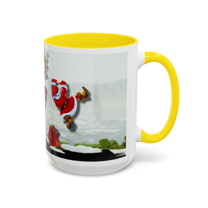 Taza de café navideña de Papá Noel (11, 15 oz)