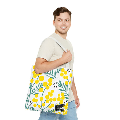 Bolso de mano con estampados florales llamativos (AOP)