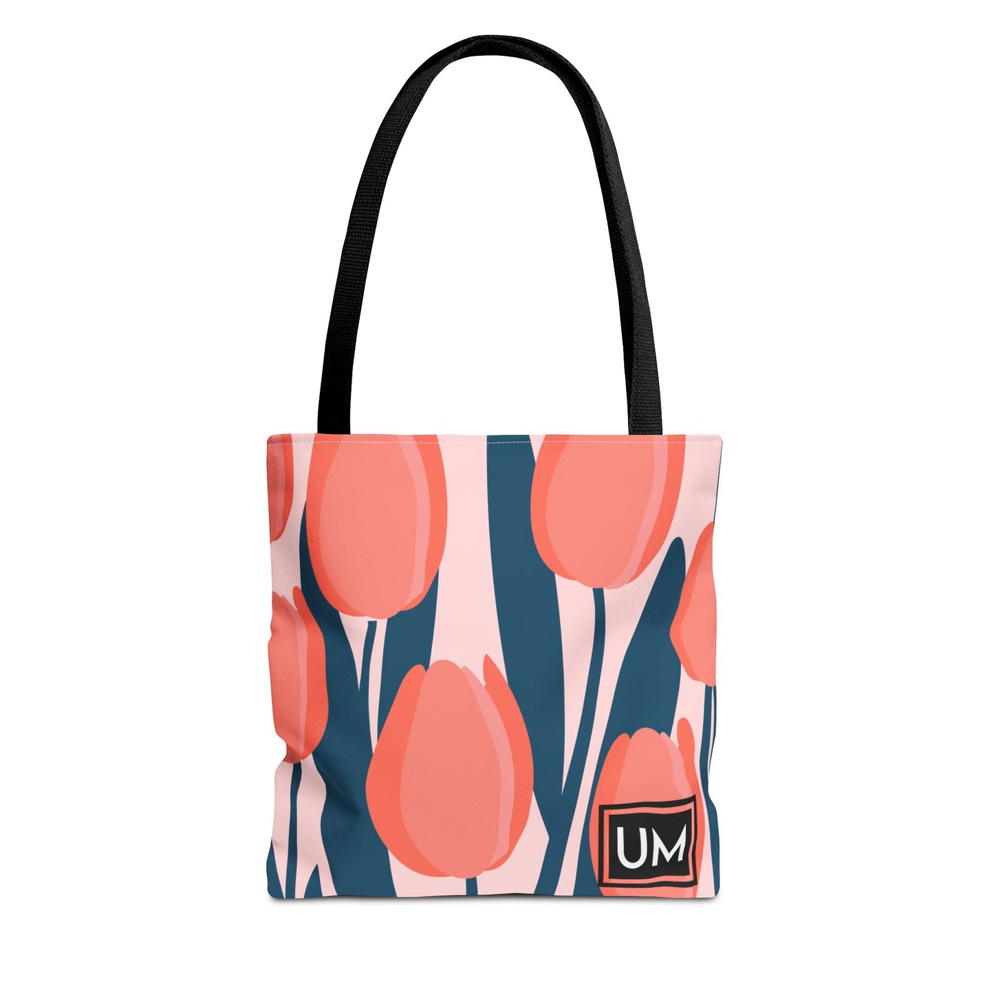 Bolso de mano con estampados florales llamativos (AOP)